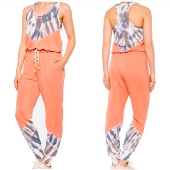 YOUNG FABULOUS & BROKE Eberhart Tie Dye Jumpsuit.Size XS and M - Picture 2 of 13